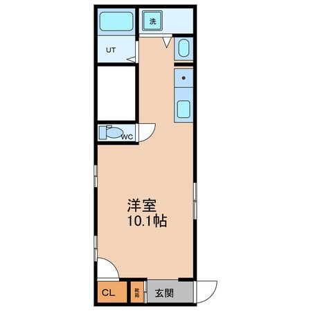 徳島駅 徒歩10分 4階の物件間取画像